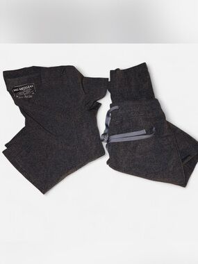 MEDGEAR Dark Charcoal Scrub Set - Drawstring Waist